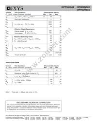 IXFT50N60X Datasheet Page 2