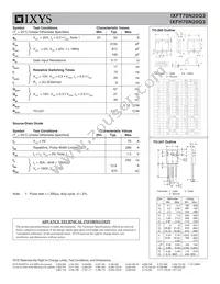 IXFT70N20Q3 Datasheet Page 2