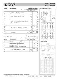 IXFT7N90Q Datasheet Page 2