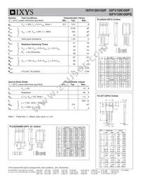 IXFV15N100PS Datasheet Page 2