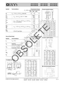 IXFX14N100 Datasheet Page 2