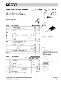 IXFX32N50 Cover