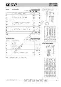 IXFX44N60 Datasheet Page 2