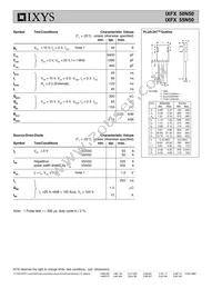 IXFX55N50 Datasheet Page 2
