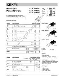 IXFX88N20Q Datasheet Cover