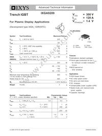 IXGA120N30TC Datasheet Cover