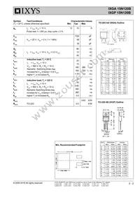 IXGA15N120B Datasheet Page 2