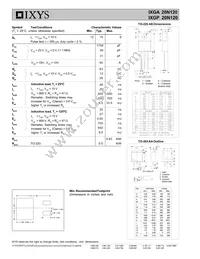 IXGA20N120B Datasheet Page 2