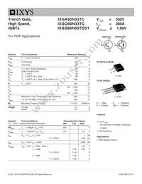 IXGA90N33TC Datasheet Cover