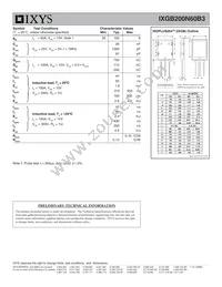 IXGB200N60B3 Datasheet Page 2