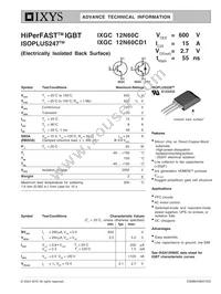 IXGC12N60CD1 Datasheet Cover