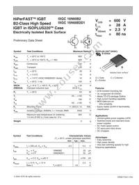 IXGC16N60B2D1 Datasheet Cover