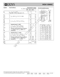 IXGH12N60C Datasheet Page 2