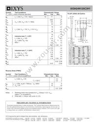 IXGH24N120C3H1 Datasheet Page 2