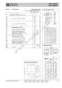 IXGH24N60C Datasheet Page 2