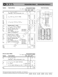 IXGH25N100U1 Datasheet Page 2