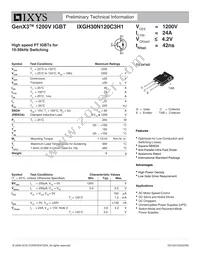 IXGH30N120C3H1 Datasheet Cover