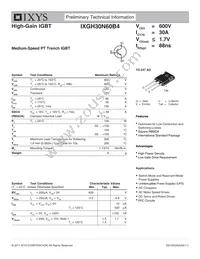 IXGH30N60B4 Datasheet Cover