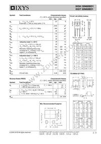 IXGH30N60BD1 Datasheet Page 2