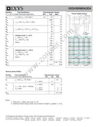 IXGH36N60A3D4 Datasheet Page 2