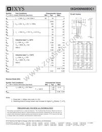 IXGH36N60B3C1 Datasheet Page 2
