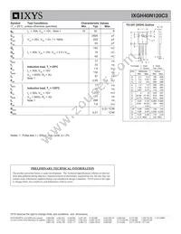 IXGH40N120C3 Datasheet Page 2