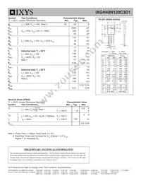 IXGH40N120C3D1 Datasheet Page 2