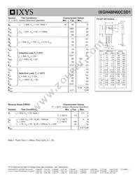 IXGH48N60C3D1 Datasheet Page 2