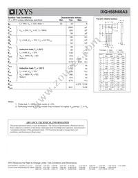 IXGH56N60A3 Datasheet Page 2