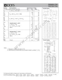 IXGH6N170A Datasheet Page 2