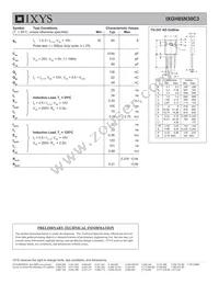 IXGH85N30C3 Datasheet Page 2