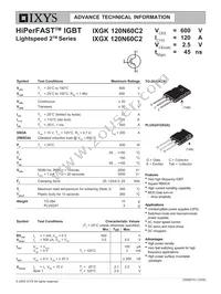 IXGK120N60C2 Datasheet Cover