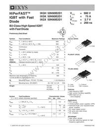 IXGK50N90B2D1 Datasheet Cover