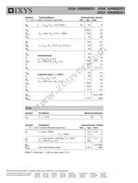 IXGK50N90B2D1 Datasheet Page 2