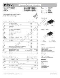 IXGK82N120B3 Datasheet Cover