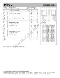 IXGL200N60B3 Datasheet Page 2