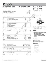 IXGN400N30A3 Datasheet Cover