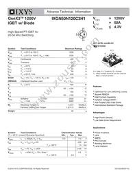IXGN50N120C3H1 Datasheet Cover