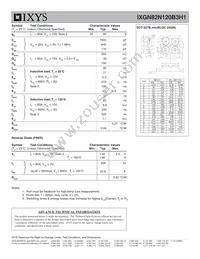 IXGN82N120B3H1 Datasheet Page 2