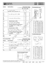 IXGP12N60CD1 Datasheet Page 2