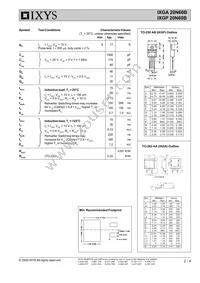 IXGP20N60B Datasheet Page 2