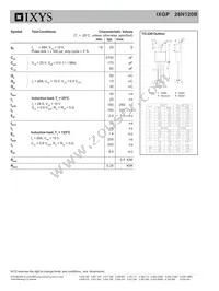 IXGP28N120B Datasheet Page 2