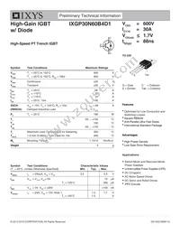 IXGP30N60B4D1 Datasheet Cover