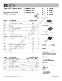 IXGP42N30C3 Datasheet Cover