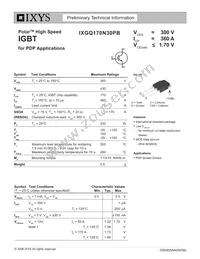 IXGQ170N30PB Datasheet Cover