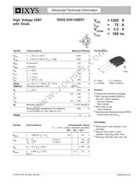 IXGQ35N120BD1 Datasheet Cover