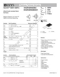 IXGR48N60B3D1 Datasheet Cover