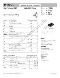 IXGR6N170A Datasheet Cover