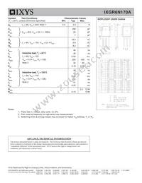 IXGR6N170A Datasheet Page 2