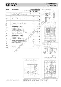 IXGT15N120C Datasheet Page 2
